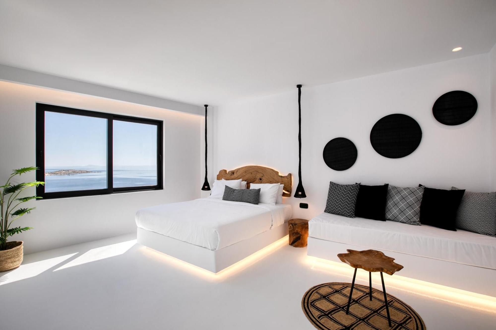 Psarou Black Villa 2 Kültér fotó