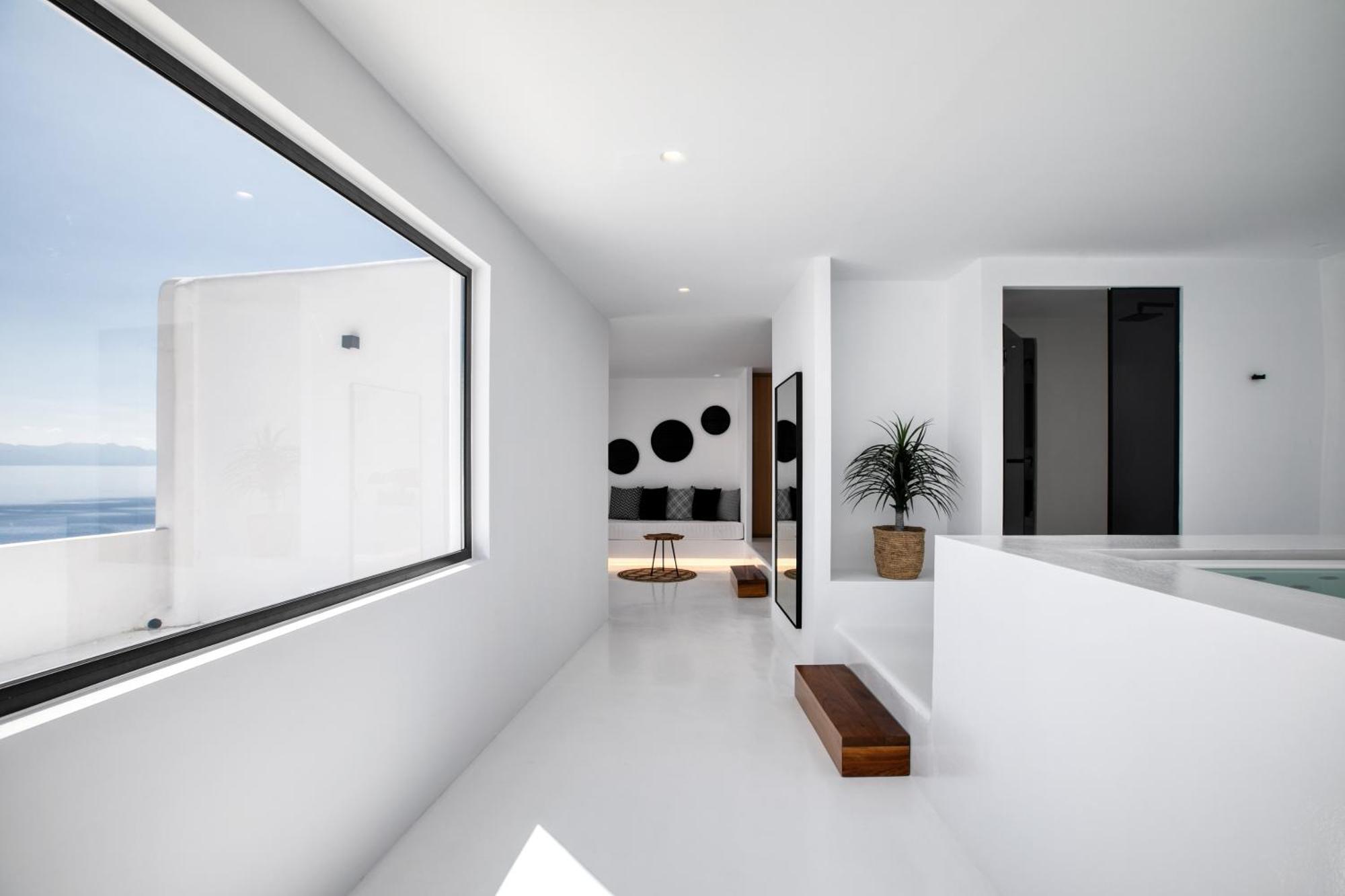 Psarou Black Villa 2 Kültér fotó