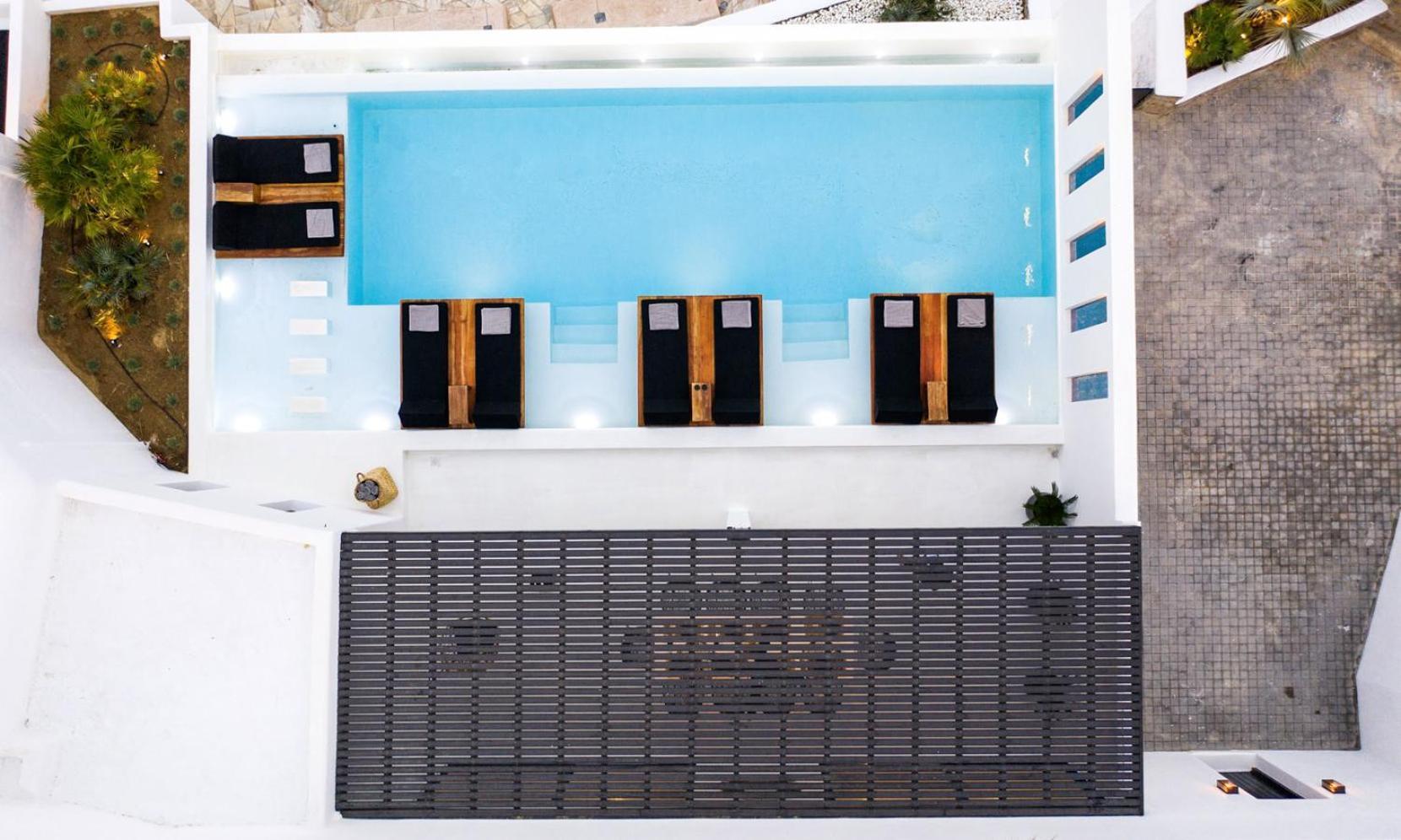 Psarou Black Villa 2 Kültér fotó