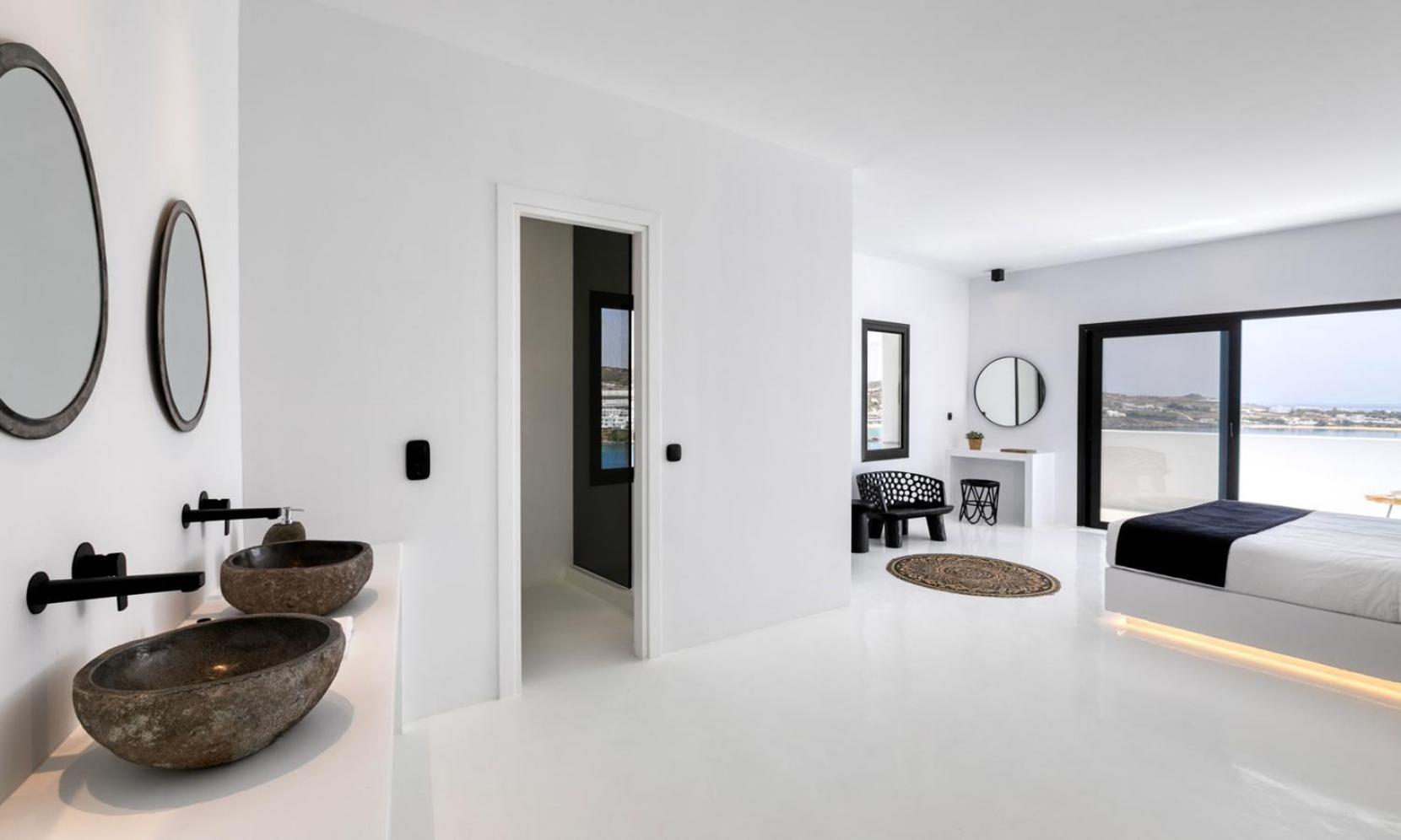 Psarou Black Villa 2 Kültér fotó