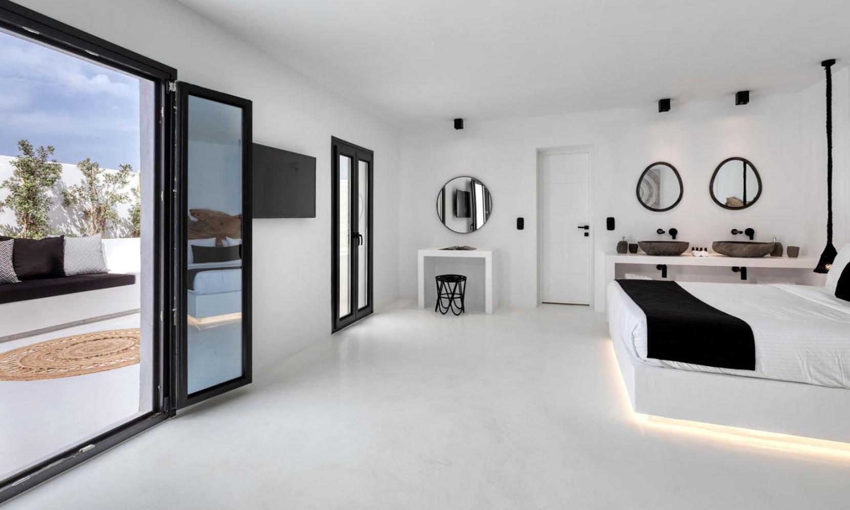 Psarou Black Villa 2 Kültér fotó