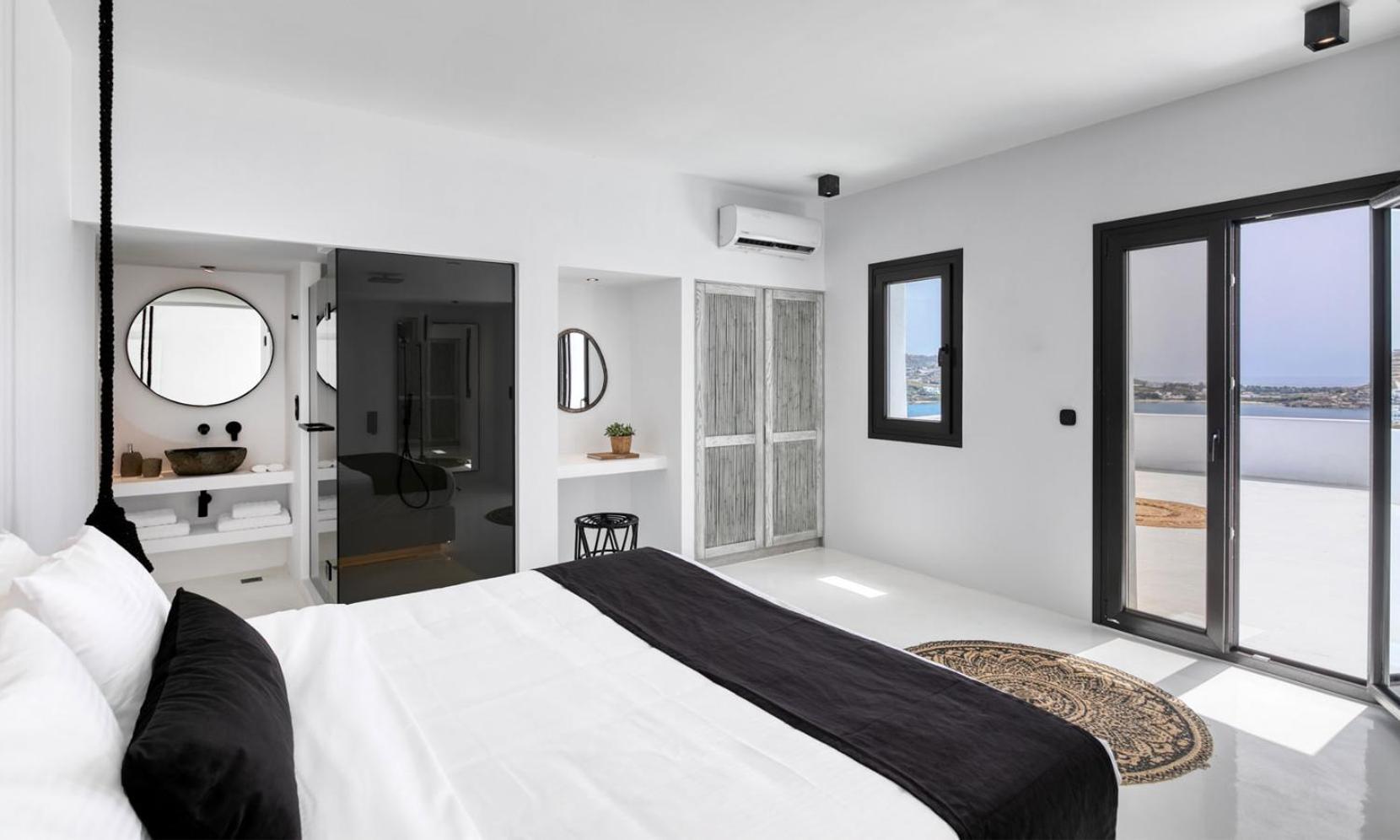 Psarou Black Villa 2 Kültér fotó
