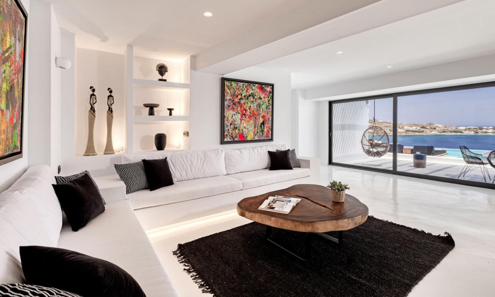 Psarou Black Villa 2 Kültér fotó